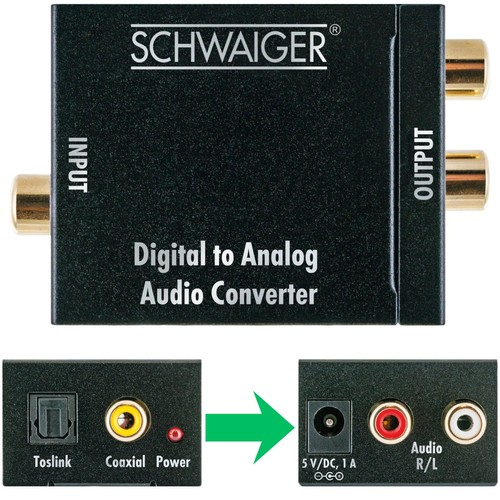 Schwaiger dac audio - audio, konverter