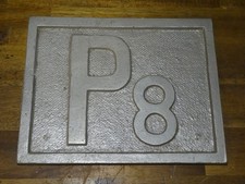 Deutsche Reichsbahn / - Gattungsschild P8 - Reproduktion