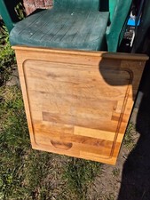 BACKBRETT XXL NUDELBRETT BUCHE TEIGBRETT MASSIV Arbeitsplatte Schneidebrett HOLZ