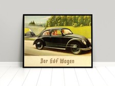Poster VW Käfer Der KdF Wagen