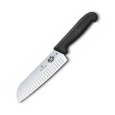 Santokumesser Santoku Messer Victorinox Fibrox  Kochmesser mit Kullenschliff