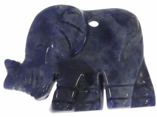 Sodalith elefant anhänger - elefant,