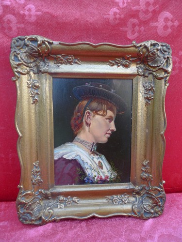 Gemälde frau in - gemälde, tracht