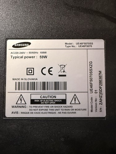 Ue46f5070 samsung led - ue46f5070,