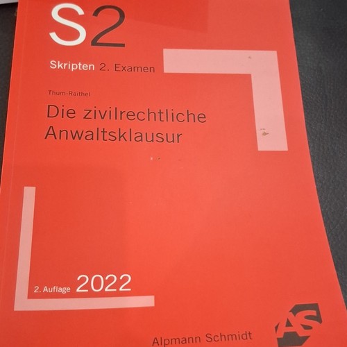 Alpmann schmidt skripten - skripten, 2