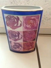 Goebel Porzellan blaue Vase Mara Rosen Motiv  22 cm Neu ohne Verpackung