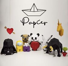 Papercraft 3D Panda + DIY Kit