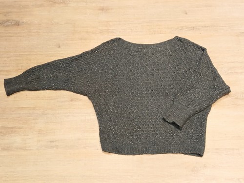 Pullover strickpulli grau - pullover,