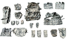 US Army Ucp Acu Molle Rifleman Fighting Weste Rucksack Pouches Set 19 teile
