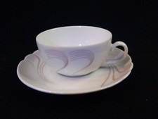 Seltmann Weiden Helena braune Linien Teegedeck 2tlg. Teetasse Friesentasse