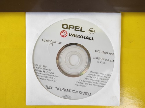 Konvolut opel technische - opel, cd