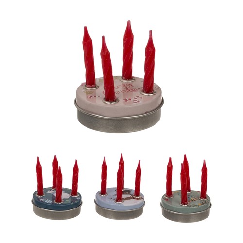 Mini adventskranz mit - mini-adventskranz, 4