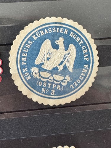 Reklamemarke siegelmarke kgl - reklamemarke,