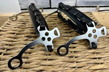 Gepolstertes Leder verstellbar Englisch Hackamore - gebisslos - Einheitsgröße