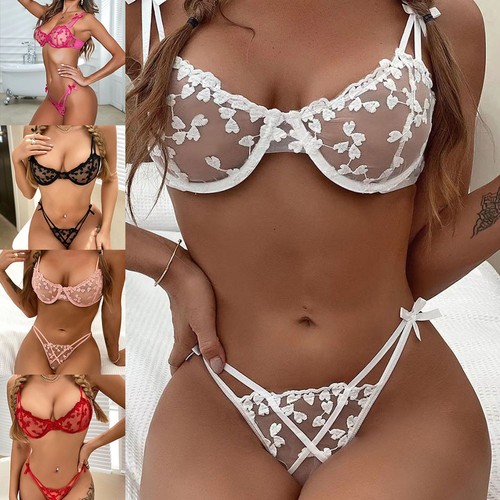 Rosenrot spitze tanga - rosenrot, set