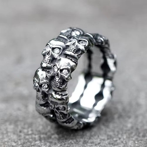 Ring totenkopf skull schädel - totenkopf,