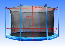 Sicherheitsnetz Trampolin 305