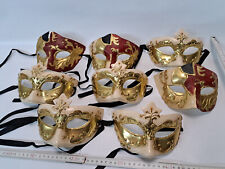 8 x Venezianische Masken