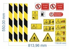 Aufkleber Warnpyramide