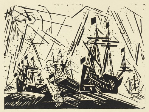 Lyonel feininger hansaflotte - feininger,