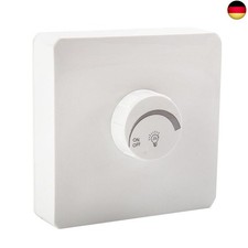 LED-Dimmer Schalter Aufputz Weiß Für Dimmbare LED Lampe 1bis400W Drehdimmer H