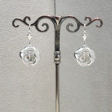 Rosenschmuck Ohrringe Rose