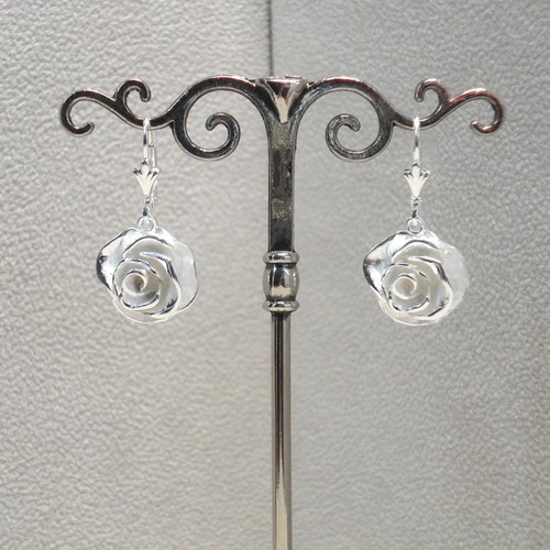Rosenschmuck ohrringe rose - ohrringe,