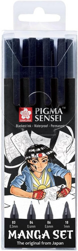Pigma sensei manga stifte set - sensei, manga-stifte-set