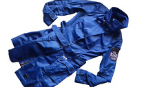 khujo ANY Wachs-Mantel-Trenchcoat-Jacke S neuw. Vintage-Design Cotton blue