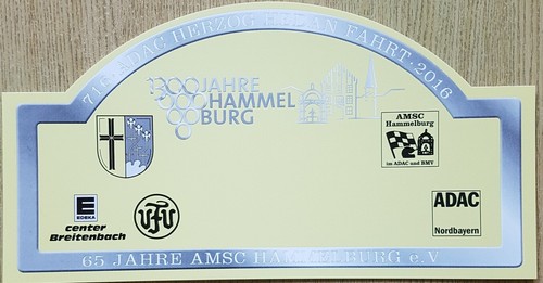 Rallye schild 716 adac - -,
