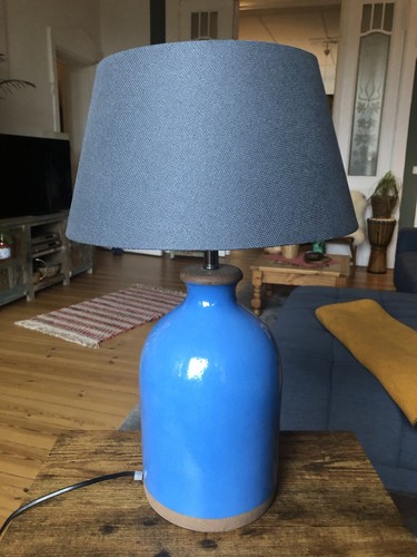 Steingut stehlampe - steingut,