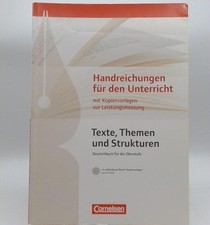 Texte, Themen und Strukturen. Handreichungen Lösungen Leistungsmessung