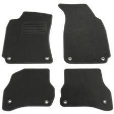 Fußmatten Set für VW Passat 3BG 2003-2005 Autoteppiche mit 100% Passform Schwarz