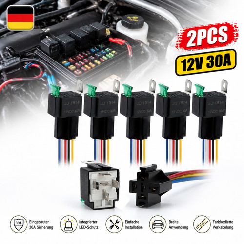 Leistungsrelais stück 12v - leistungsrelais,