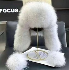 Damen Pelzmütze Kunstfell