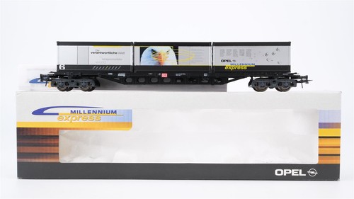 Roco containerwagen opel - h0,
