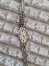 Armbanduhr DUGENA, Weißgold 585, Handaufzug-Werk