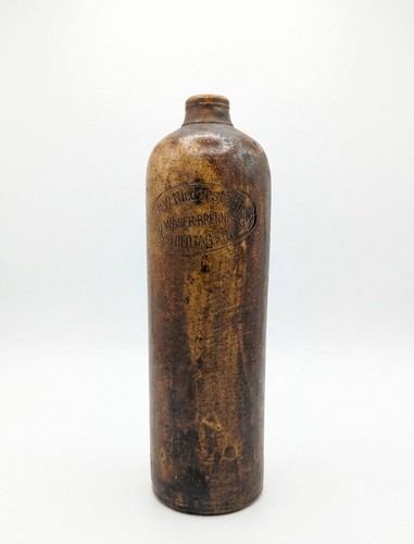 Antike steingutflasche - antike,