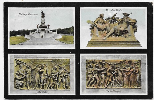Ansichtskarte nationaldenkmal - ansichtskarte,