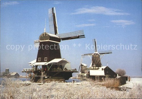 Zaanse schans windmuehlen - zaanse,