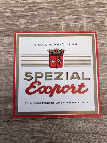 Bieretikett schlossbrauerei - bieretikett,