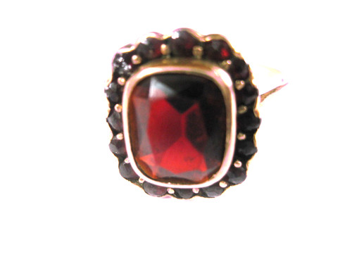 Antiker ring gold 333 mit - ring,