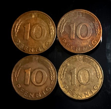 BRD 10 Pfennig D F G J (A)