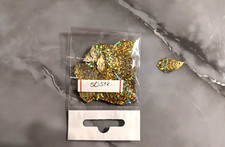 50 Pailletten " Blätter " ** gewölbt 3D gold Glitzerfolie Nähen basteln Karten