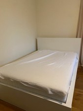 Ikea Bett Malm 140 x 200 weiß gut erhalten ohne Bettkasten