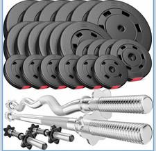 Komplette Home-Gym Set – Hantelbank + Gewichtsständer u. Gewichtsscheibe