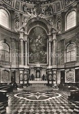 Ettal Abteikirche Hochaltarraum Altargemaelde Tabernakel Gnadenbild