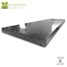 Fensterbank Granit Naturstein Schwarz Black Pearl Poliert für Innen Außen bis 2m