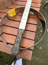 Pajarito Stahlschiene 300cm und Haumesser Edelstahl Rostfrei