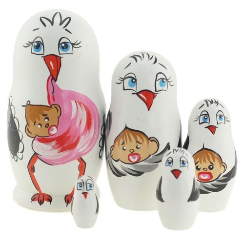 Matroschka 5tlg geschenk - , 5tlg.